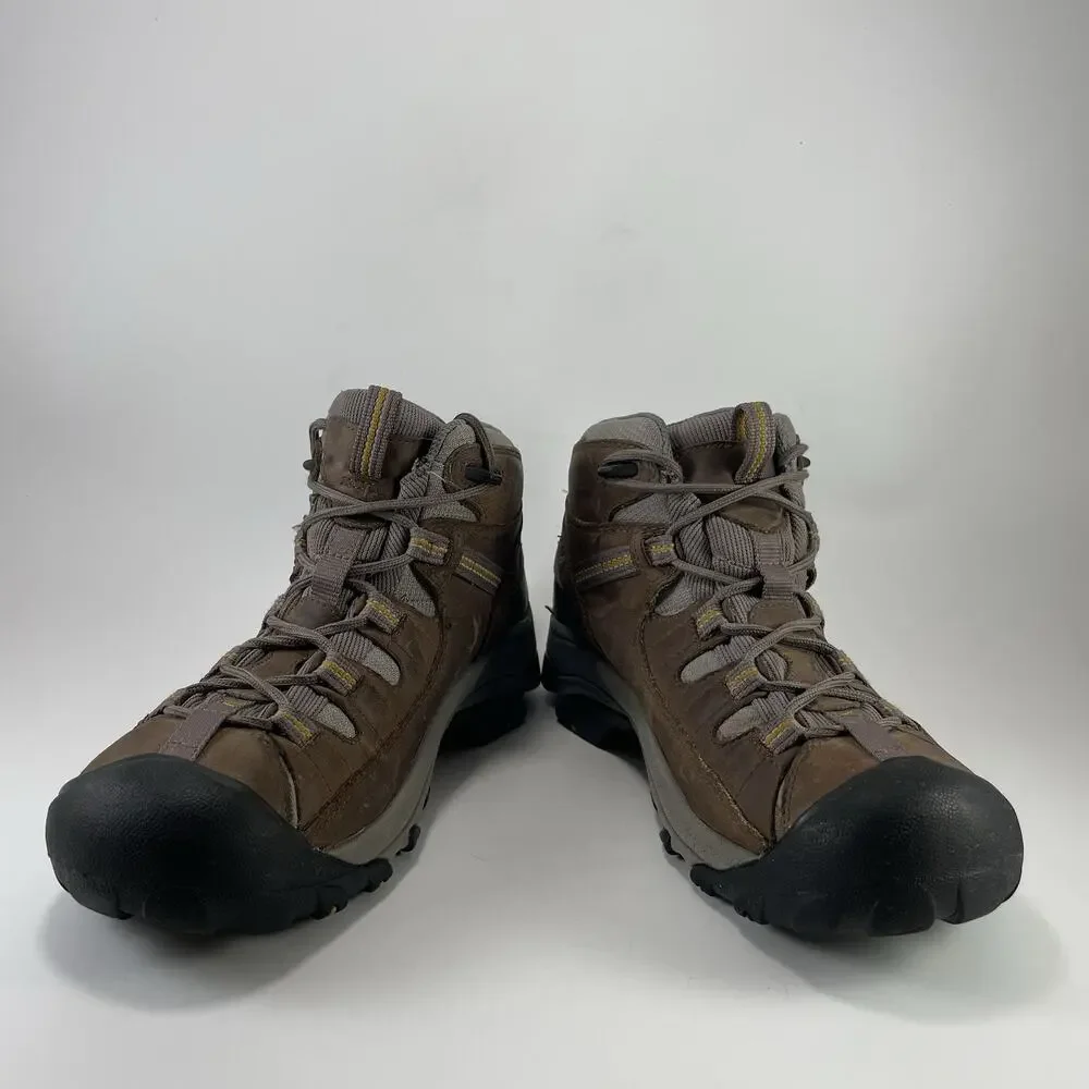 KEEN Targhee II Mid Brown Boots Womens Size 9 Waterproof Trail Hiker Comfort
